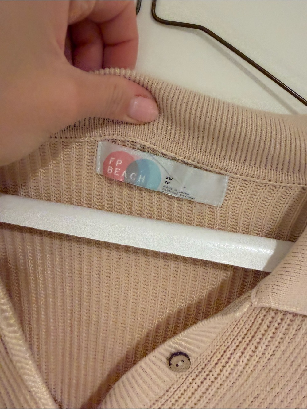 FP Beach Ribbed Sweater Onesie - Picture 3 of 4